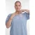 YOEK top broderie light blue denim