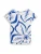 TOM TAILOR Shirt  royal blue/koningsblauw / wit