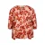 Zhenzi gebloemde top Plus Size – rood