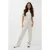 EsQualo T-shirt S/slve Wide Fit Lurex Light Stone