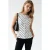 Getailleerde Polkadot Peplum Blouse