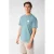 Shoeby regular fit t-shirt met logo – donkergroen