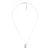 Orphelia Dames 925 Sterling Zilveren Ketting met Hanger – Zilver/Roze ZH-4831