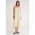 Midi Mousseline Jurk met Rimpeldetail