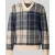 Barbour Pullover van wol met v-hals