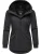 Ragwear Functionele jas ‘Dowey Warm Rain’  zwart