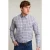 River Woods Custom Fit Checked Shirt White/brown