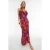 TRENDYOLMİLLA Dames Meerkleurig Bloemen Maxi Mouwloos Strandkleding Recht Strandjurken