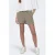 JDY wide leg high waist casual short taupe