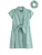 Next Jurk  groen / wit