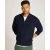 Tommy Hilfiger Pullover classic cotton cable zip mock mw0mw36532/dw5