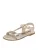 FREUDE Sandalen met riem ‘Alea’  goud