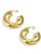 Cala Rose Oorbellen ‘CHUNKY HOOP’  goud