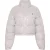 Calvin Klein Shine Crop Puffer Jacket Gull Gray
