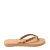 Lazamani teenslippers met kraaltjes en panterprint beige