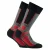 Rohner Socks Sokken  grijs / rood / zwart