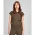 LOVE2WAIT zwangerschaps blousetop met textuur olijfgroen