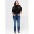 Fox Factor Plus Size straight leg jeans – donkerblauw