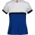 Contrasterend gekleurd T-shirt met korte mouwen