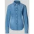 Gant Jeansblouse met gestikt logo en sportmanchetten