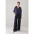 Summum Woman Long Pants Lace Navy Noir