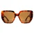 Gucci GG0956S 007 havana bruine zonnebril
