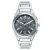 Fossil Everett – heren horloge – zilverkleurig met  band