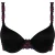 Chantelle Co Bra Tshirt Covering Memory Black Jewels