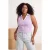 Trendyol Curve Dames Paars Effen Mouwloos Getailleerd Grote maten Blouses