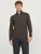 Jack & Jones Jjeemil Knit Half Zip Noos Trui Mulch Twist