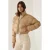 Faux leren pufferjas