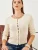 Bianco Lucci Gebreid vest  ecru