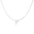 Luxenter Sterling Zilver 925 gerhodineerd collier – Alfabet