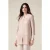 Oltre Perforated Midi Jacket Beige