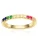 Eastside Ring  blauw / goudgeel / groen / pink / wit