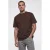 Shoeby T-shirt met logo – donkerbruin