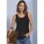 Top met ronde hals en decoratieve kant