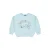 QPI sweater met print – lichtblauw