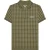 Lambretta Heren SS25 Geometrisch Poloshirt (Kaki Groen)
