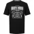 Threadbare T-shirt voor heren met hot rod-motief (Zwart)