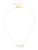 Swarovski Ketting  goud / transparant