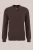 WE Fashion – Heren regular fit bombervest – Regular fit – Donkerbruin – Katoen –