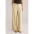 WE Fashion wide leg regular waist broek lichtgeel