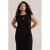 WE Fashion Curve jersey jurk zwart