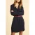 ICode Fluid Navy Wrap Dress Navy