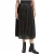 Scotch & Soda Pleated High Rise Maxi Skirt Evening Black