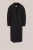 WE Studio – DAMES THE SCULPTED COAT – Regular fit – Zwart – Wol –