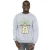 Star Wars Heren The Mandalorian Klein Maar Machtig Grogu Sweatshirt (Sportgrijs)
