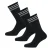 Lyle and Scott Walter herensokken, set van 3, in zwart