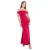 Damesjurk Goddiva Pleated Bardot Scuba